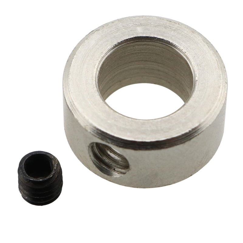 LUORNG Lead Screw Lock 12pcs Stainless Steel T8 8mm Bore Locking Ring Collar with 12pcs M4x4mm Allen Fixing Screws 3D Printer Parts - Image 2